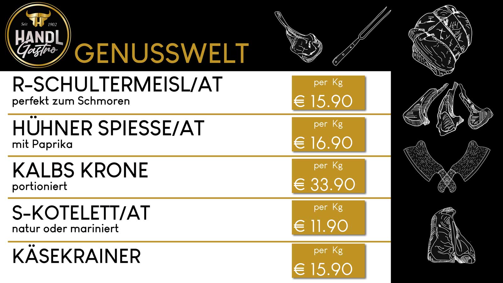 Fleischaktion vom 30.08.2023 bis 03.10.2023